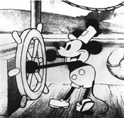 still from Disney's Steamboat Willie